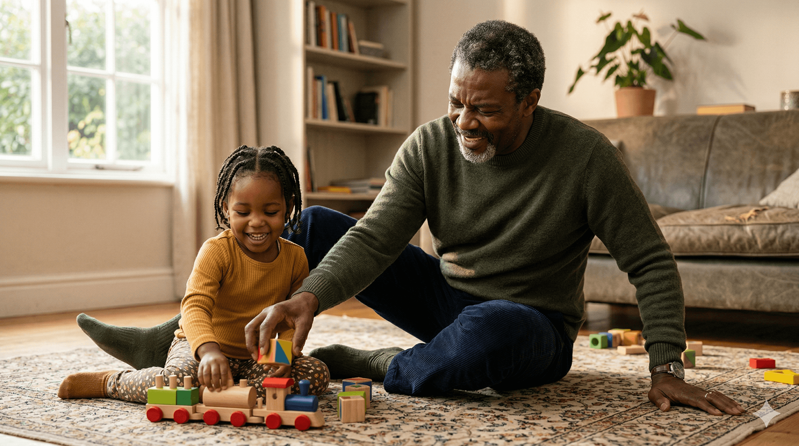 Mobility restriction making it hard to get down on the floor