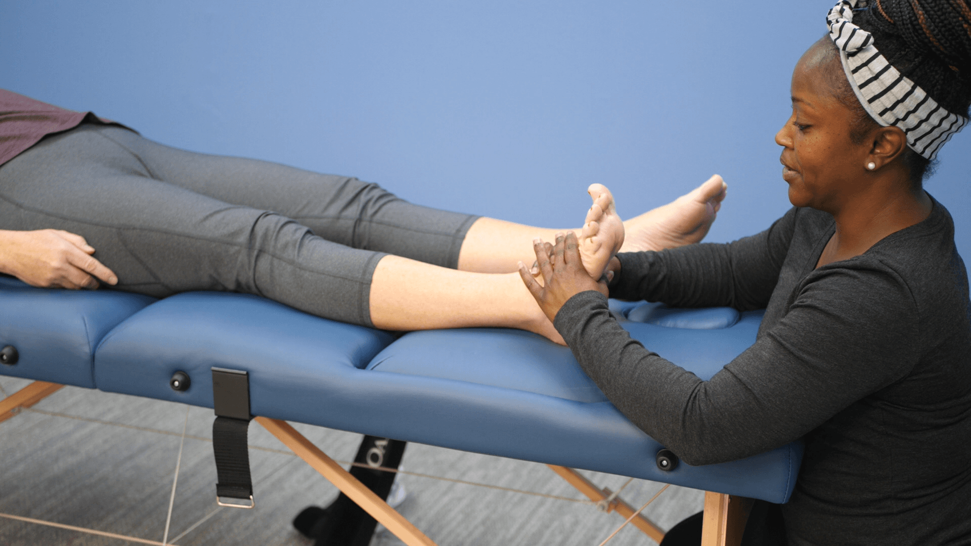 Foot reflexology at Knot Me in Southfield, MI