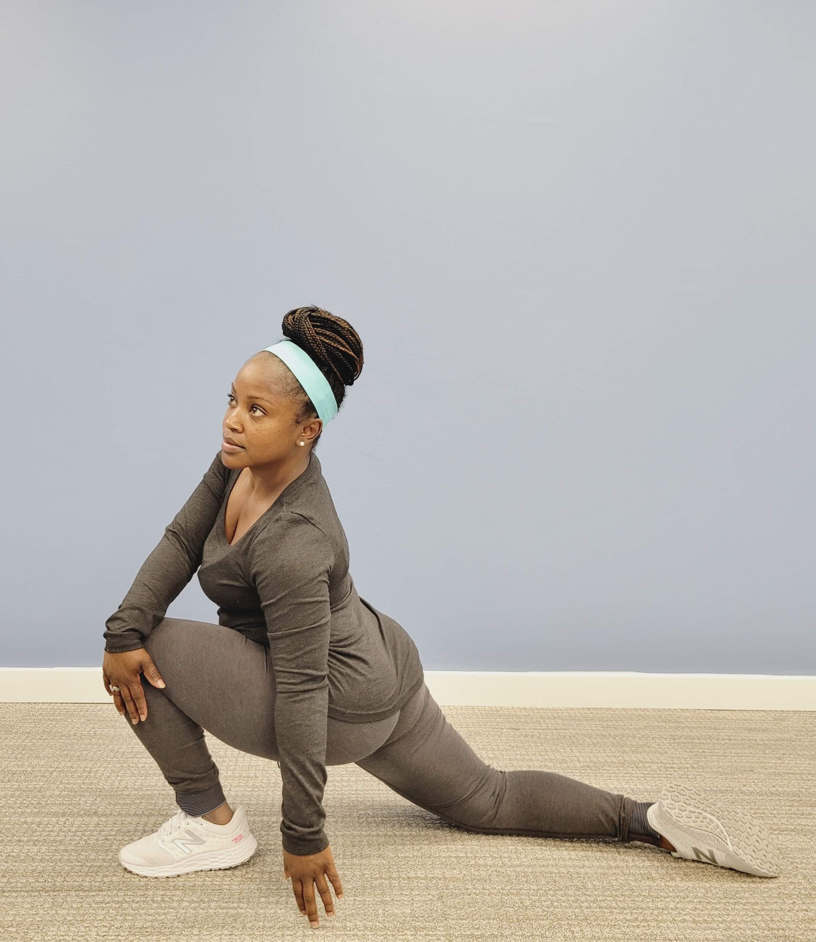 Sharissa, founder and stretchologist at Knot Me in Southfield, MI